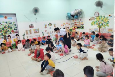 HOẠT ĐỘNG CHO TRẺ LÀM QUEN VỚI TOÁN: TÁCH – GỘP TRONG PHẠM VI 8 ( LỚP LÁ 1)